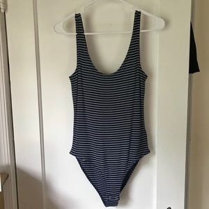 NWT Gap Bodysuit One Piece Navy Stripes